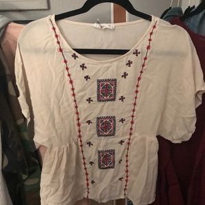 Aztec Pattern flowy top